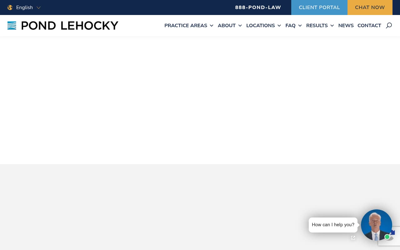 Pond Lehocky Giordano website screenshot