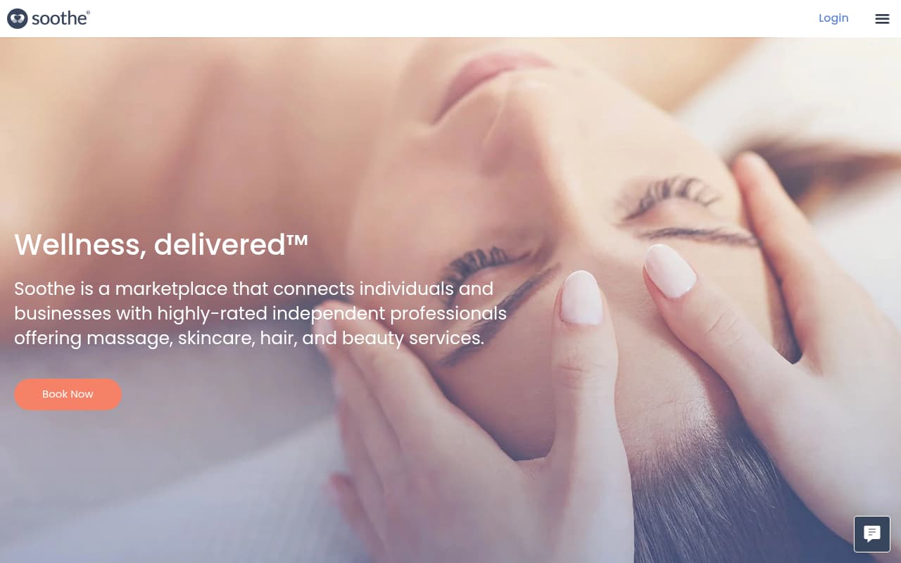 Soothe website screenshot