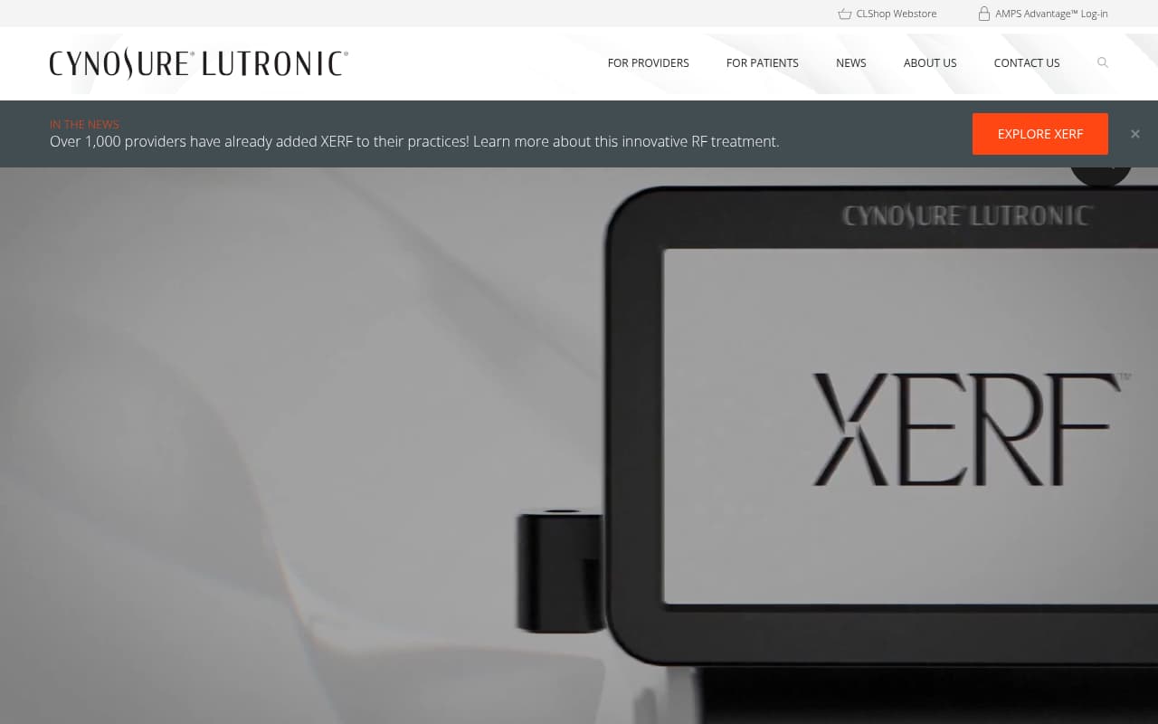 Cynosure website screenshot