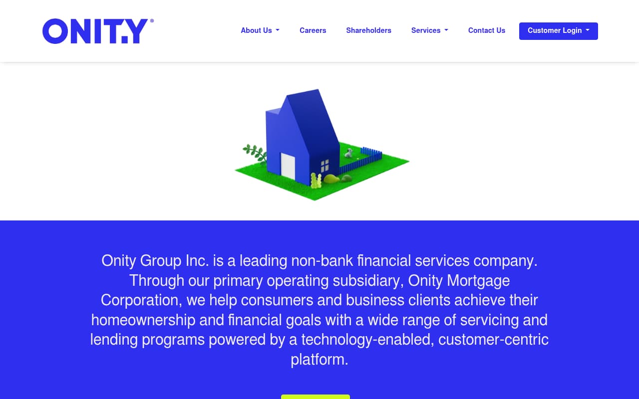PHH Mortgage website screenshot