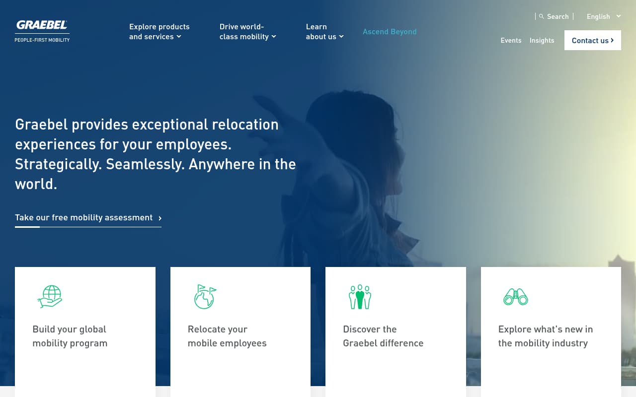 Graebel Companies website screenshot