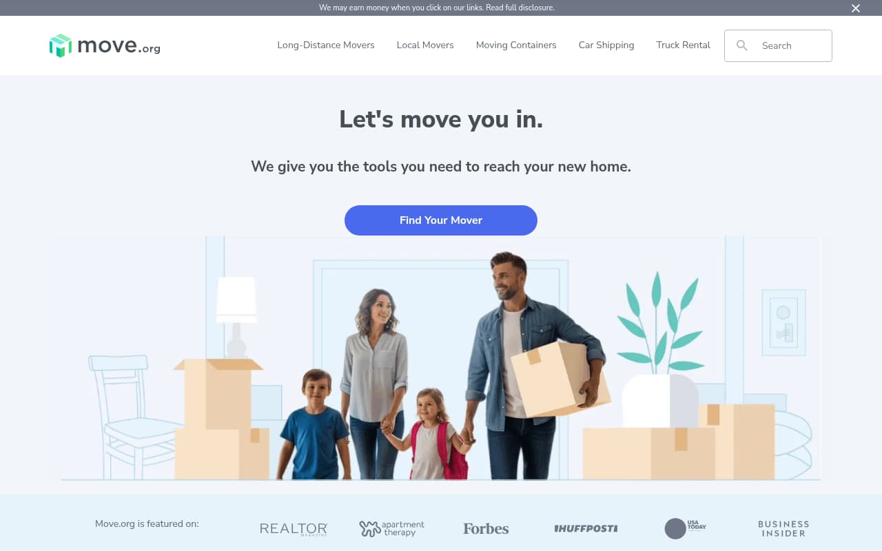 Move.org website screenshot