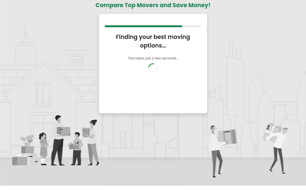 Movers.com website screenshot