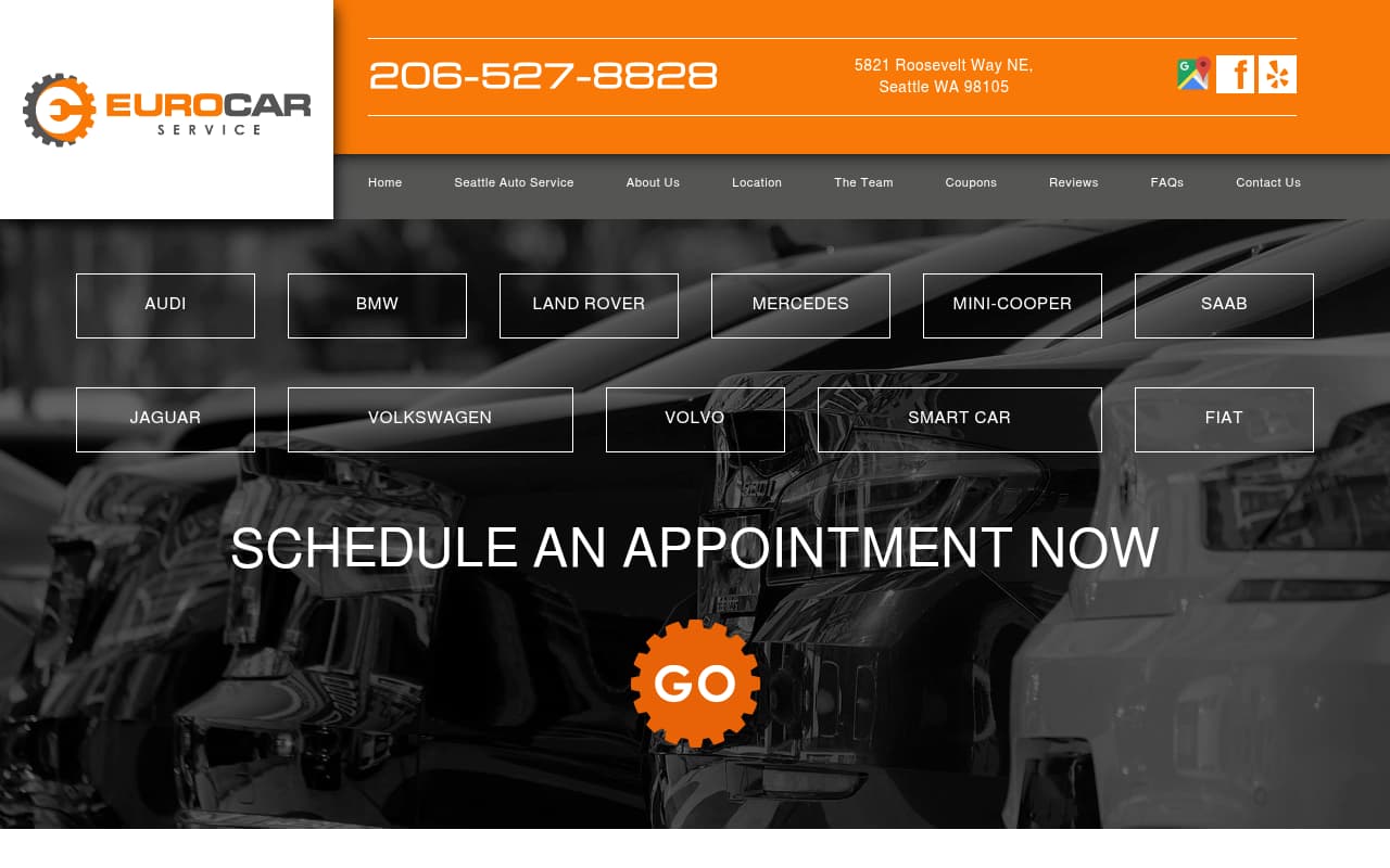 Eurocar Service website screenshot