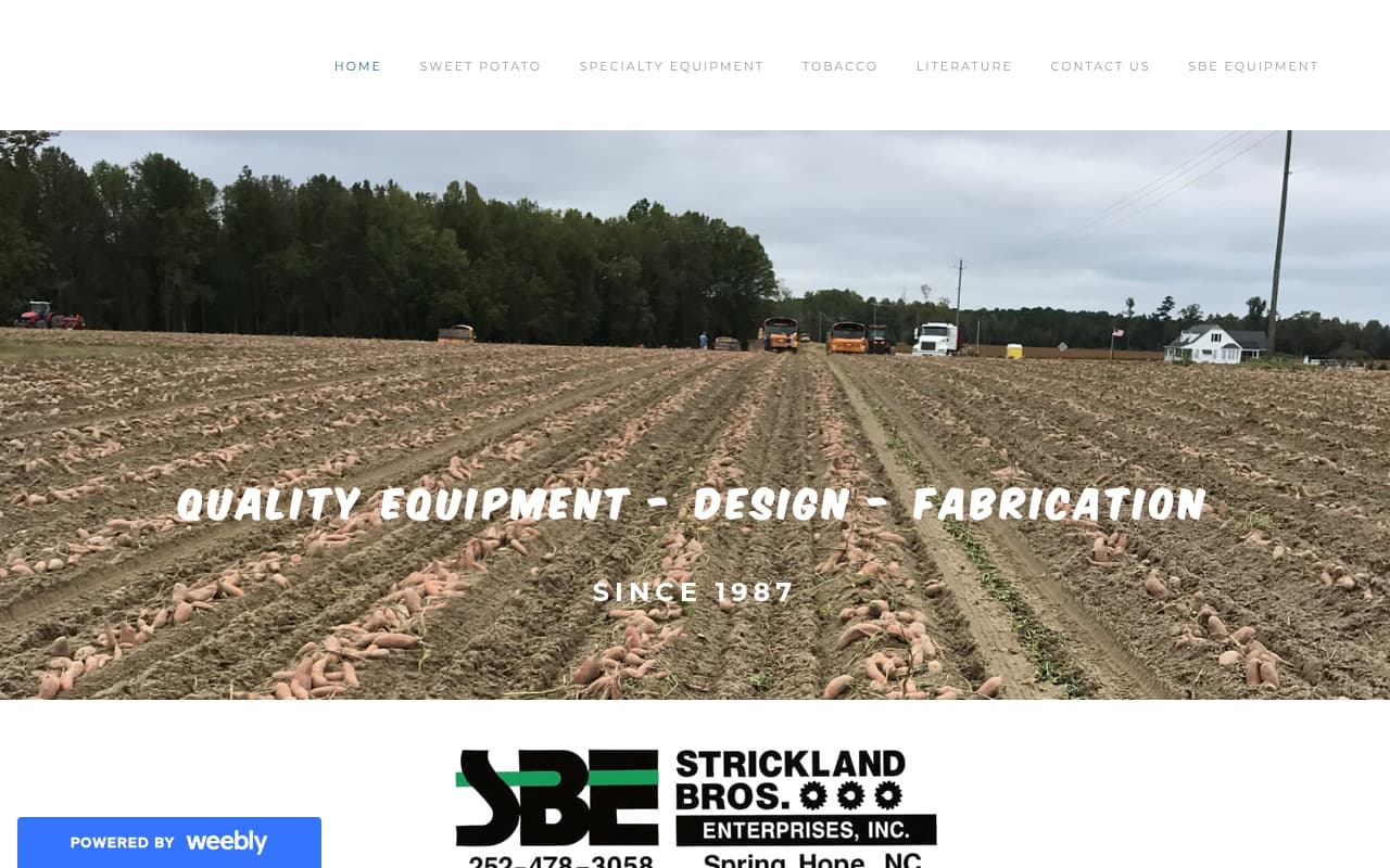 Strickland Brothers 10 Minute Oil Change website screenshot