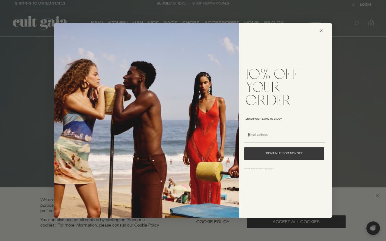 Cult Gaia website screenshot