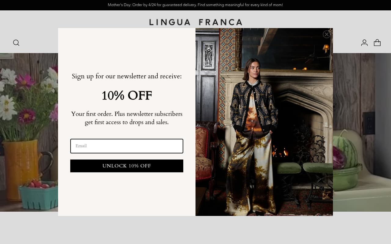Lingua Franca website screenshot