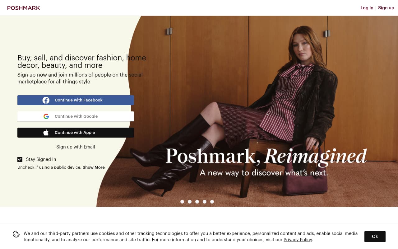Poshmark website screenshot