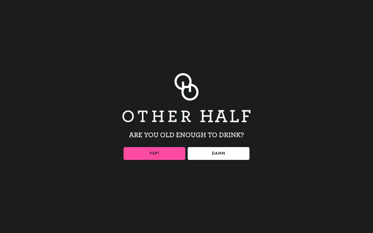 Other Half Brewing website screenshot
