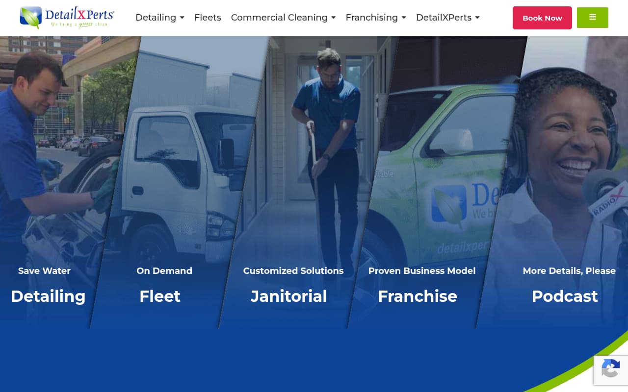 Detail Xperts website screenshot