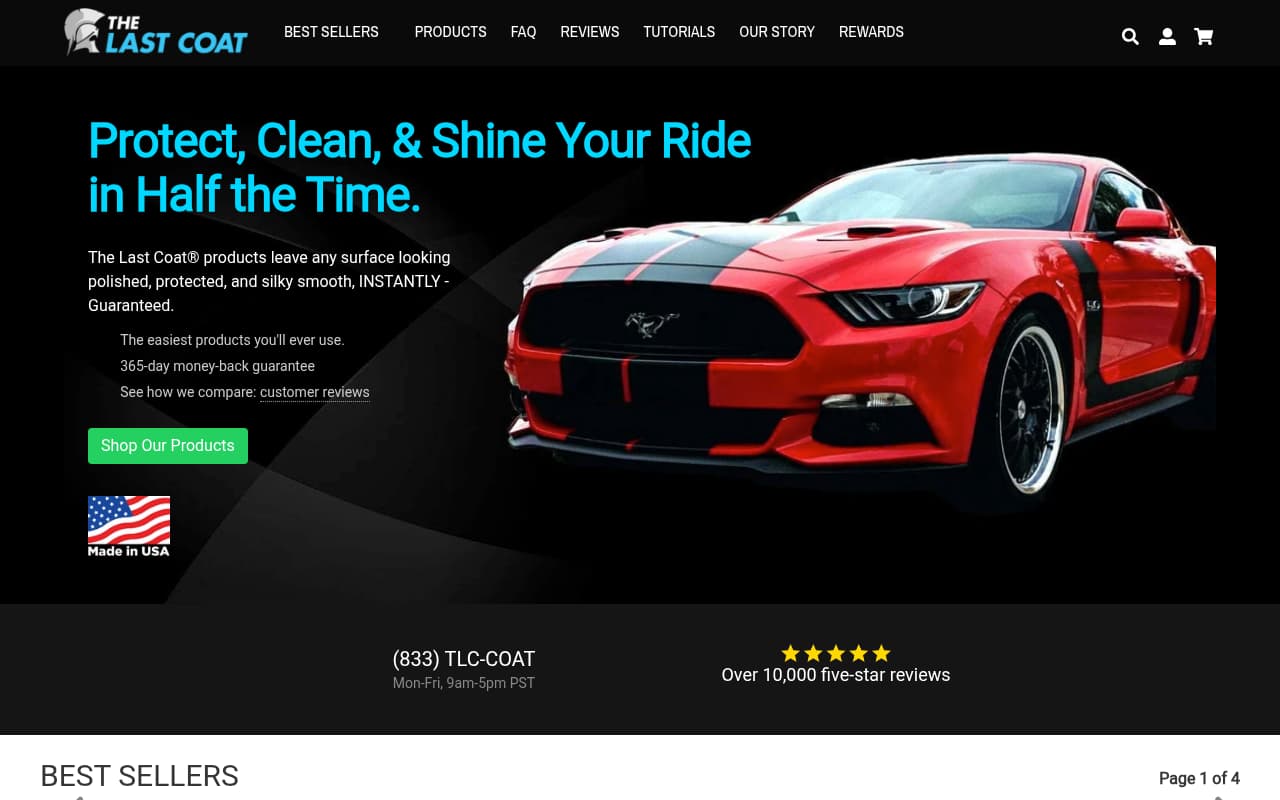 The Last Coat website screenshot