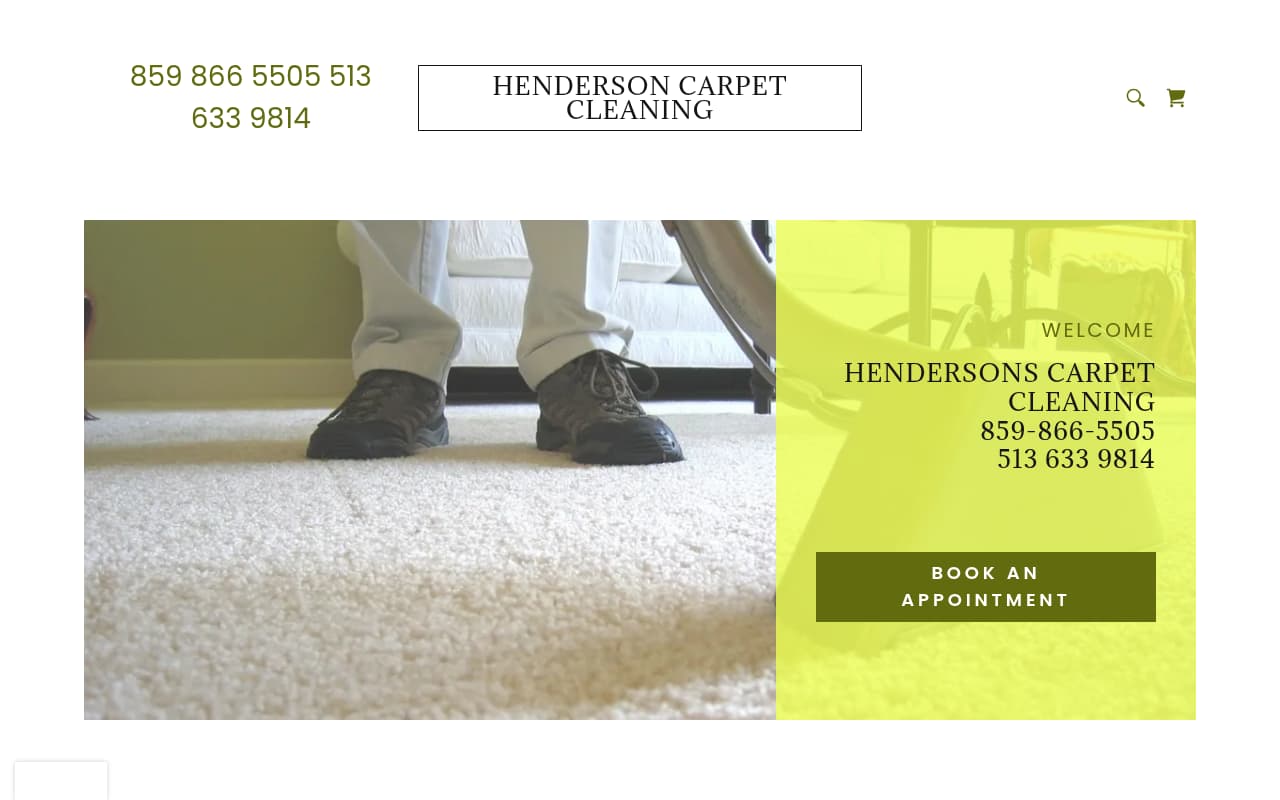 Tri-State Carpet Cleaning website screenshot