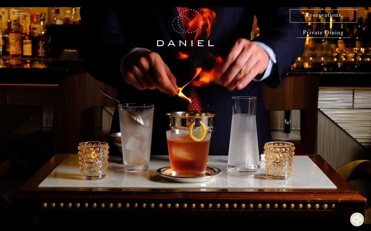 Daniel Boulud Catering website screenshot