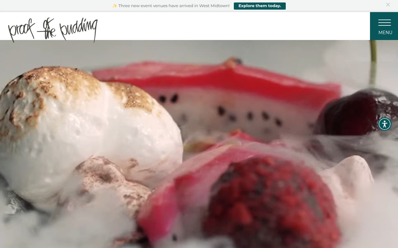 Proof of the Pudding website screenshot