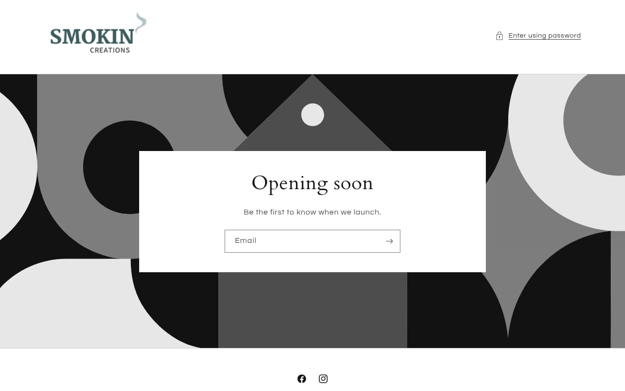 Smokin' Creations BBQ website screenshot