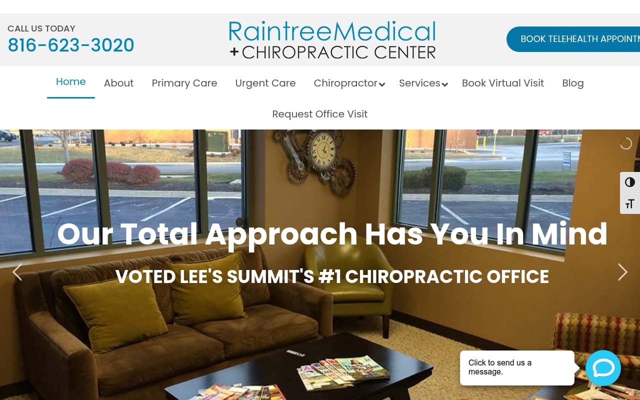 Summit Chiropractic website screenshot
