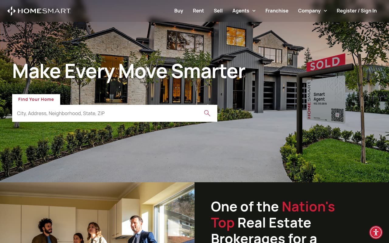 Homesmart International website screenshot