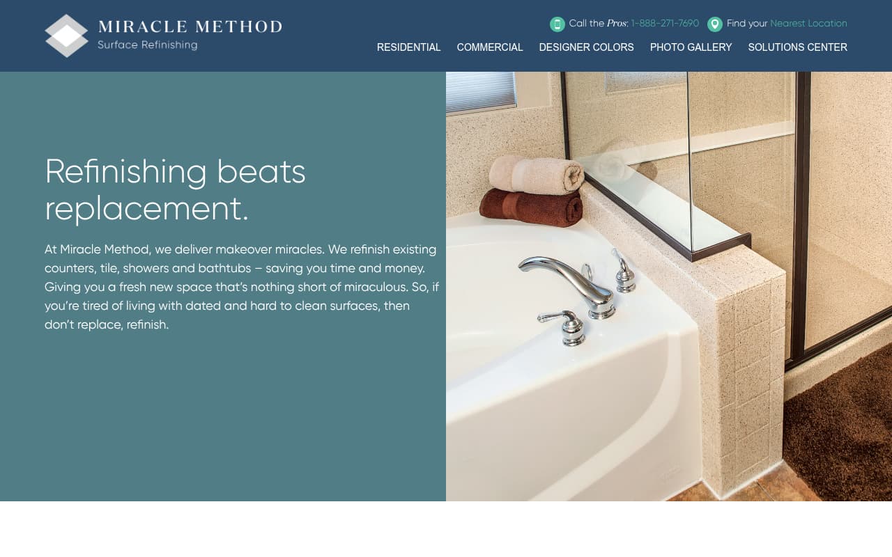 Miracle Method website screenshot
