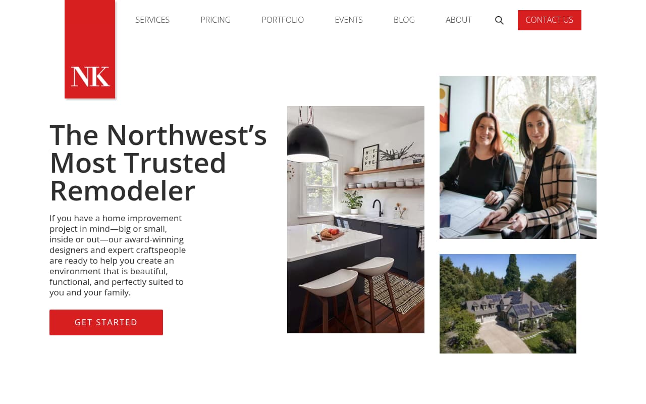 Neil Kelly Company website screenshot