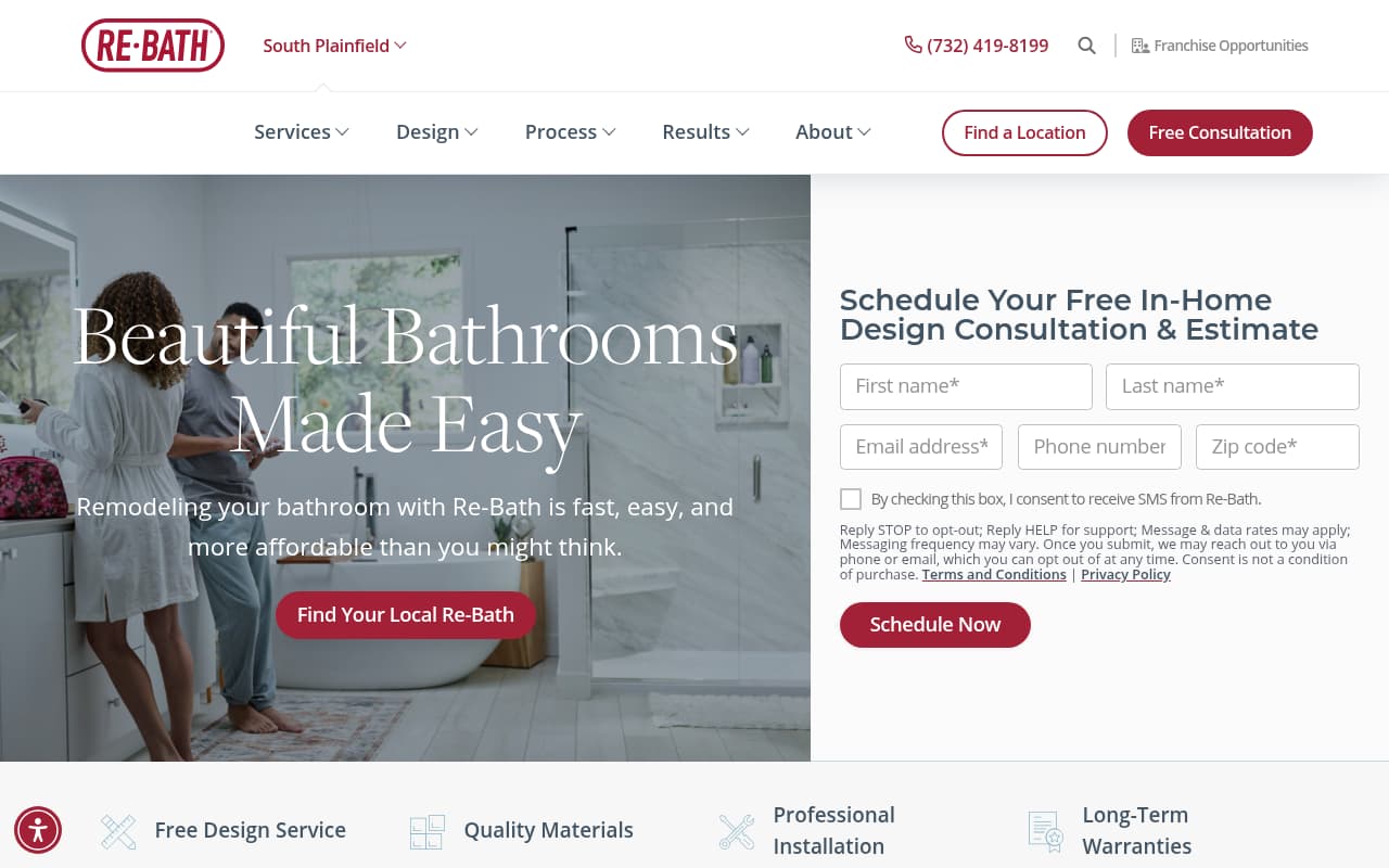 Re-Bath website screenshot