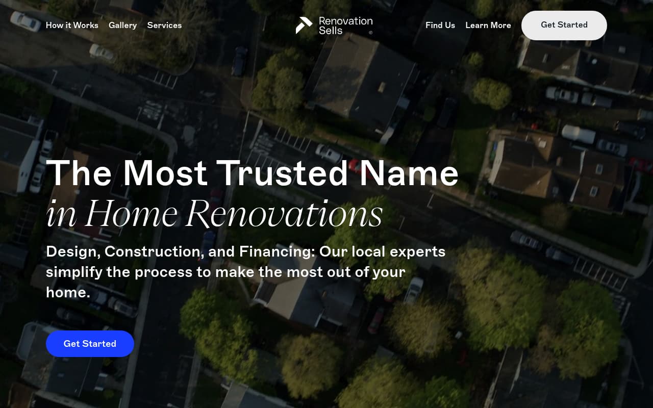 Renovation Sells website screenshot