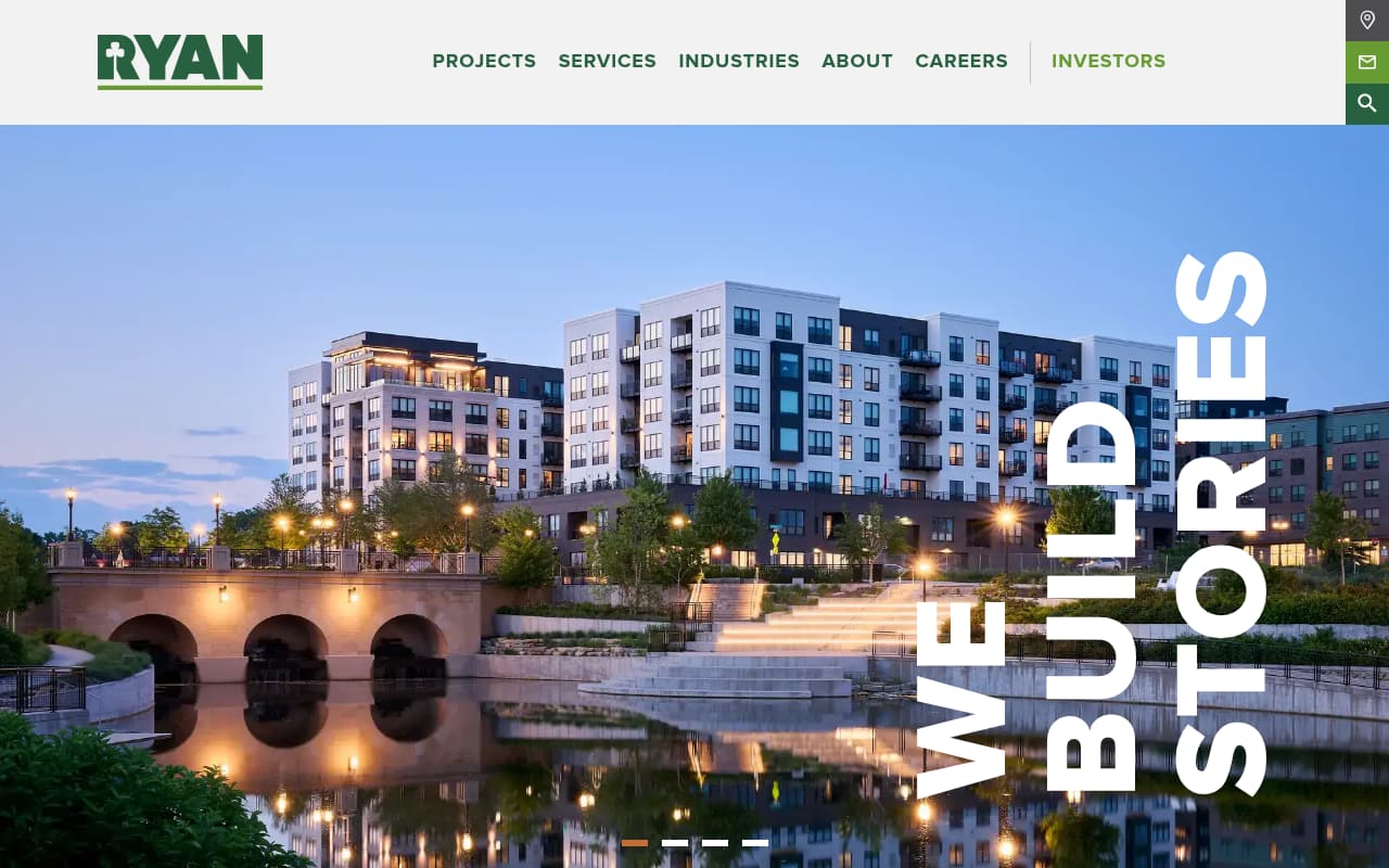 Ryan Companies website screenshot