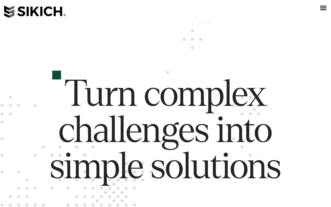 Sikich website screenshot