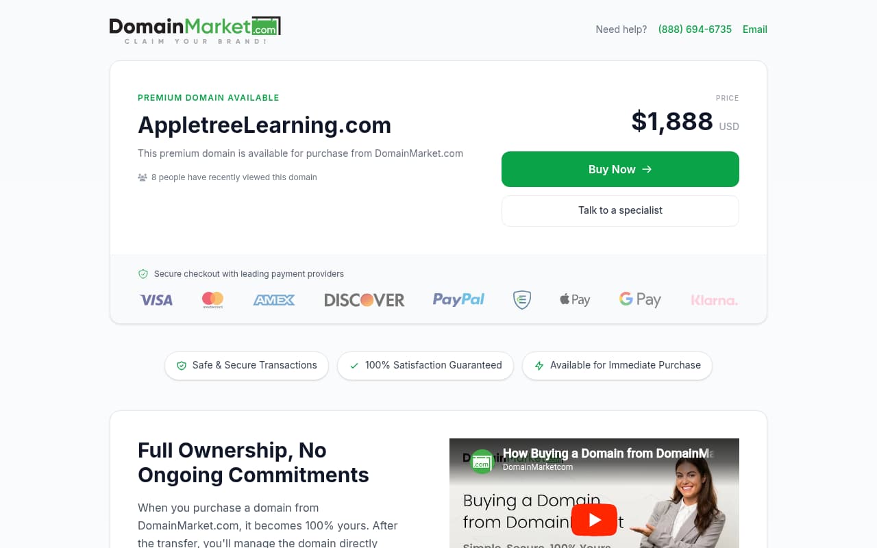 Apple Tree Learning Centers website screenshot