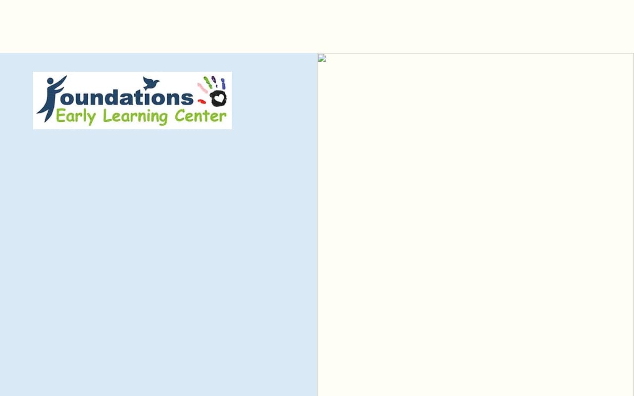 Foundations Early Learning website screenshot