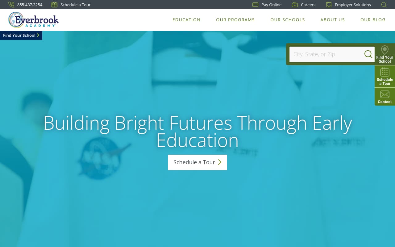 Sunshine Academy website screenshot