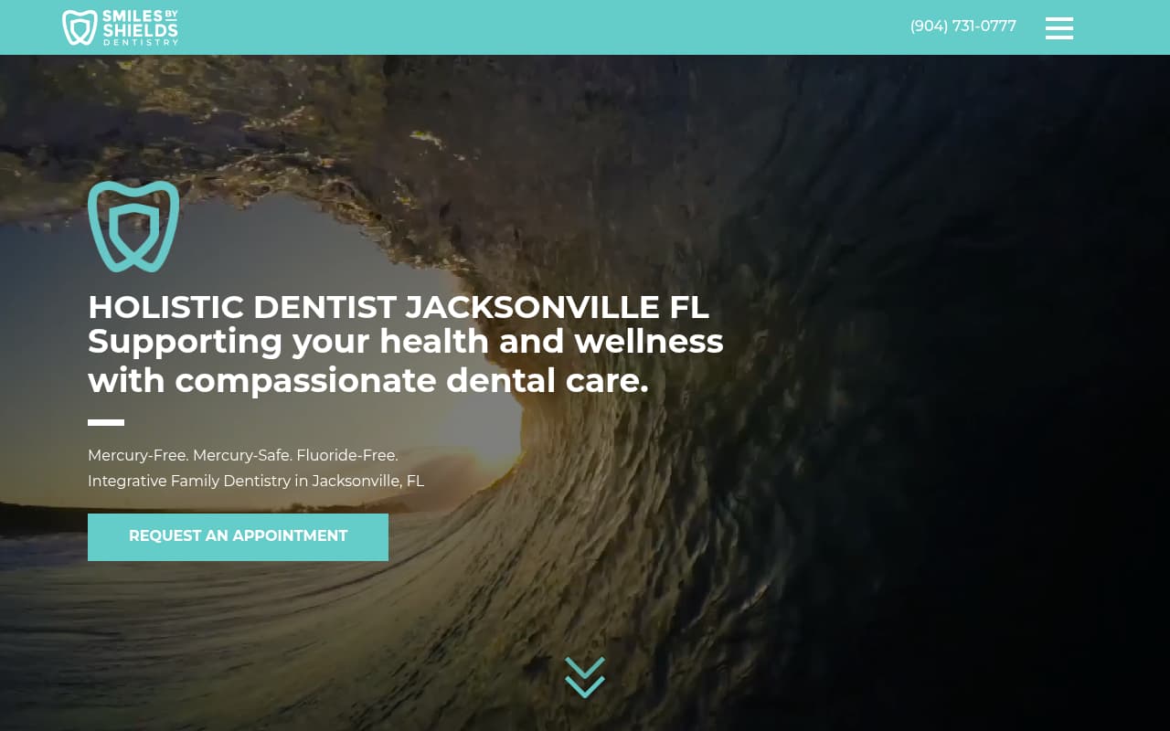 Smiles by Shields website screenshot