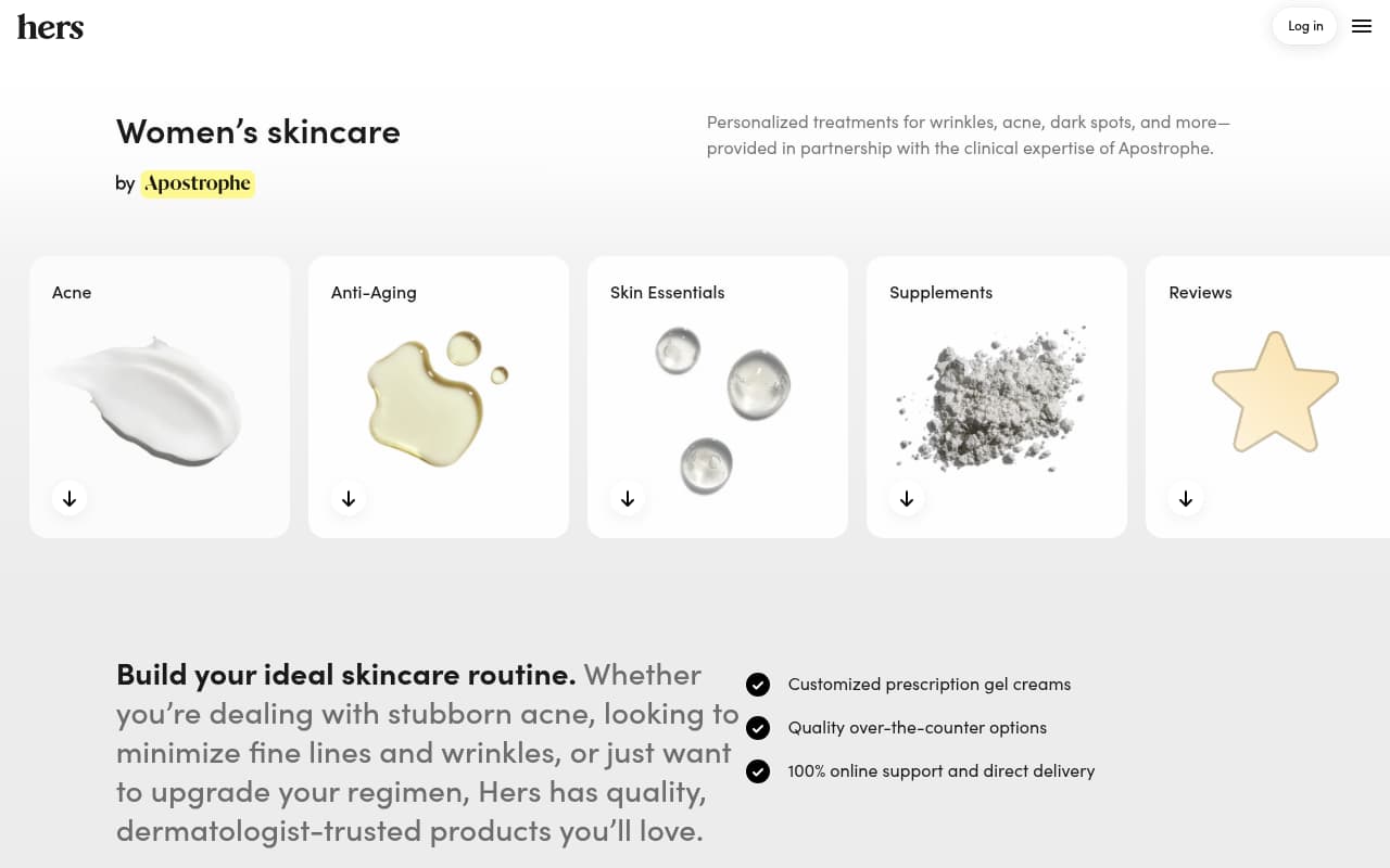 Apostrophe website screenshot