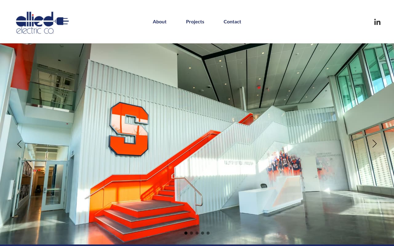 Allied Electric website screenshot
