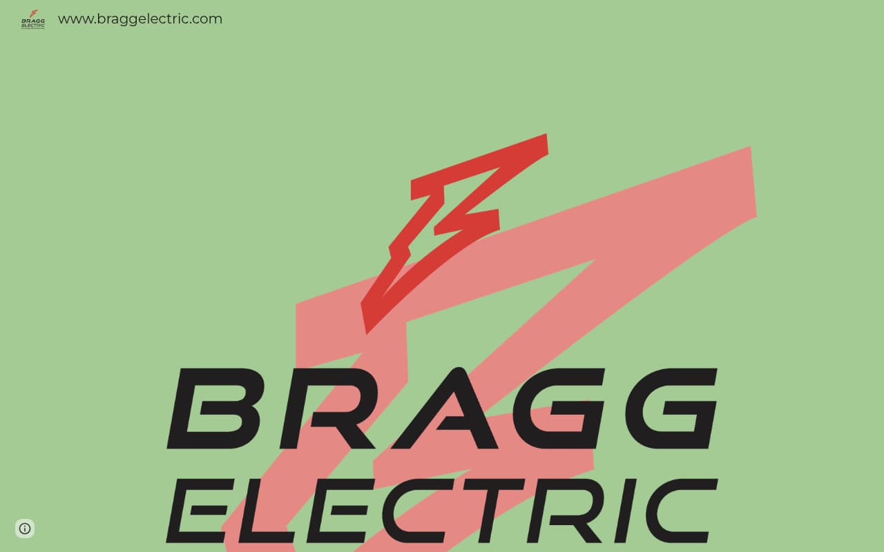 Bragg Electric website screenshot