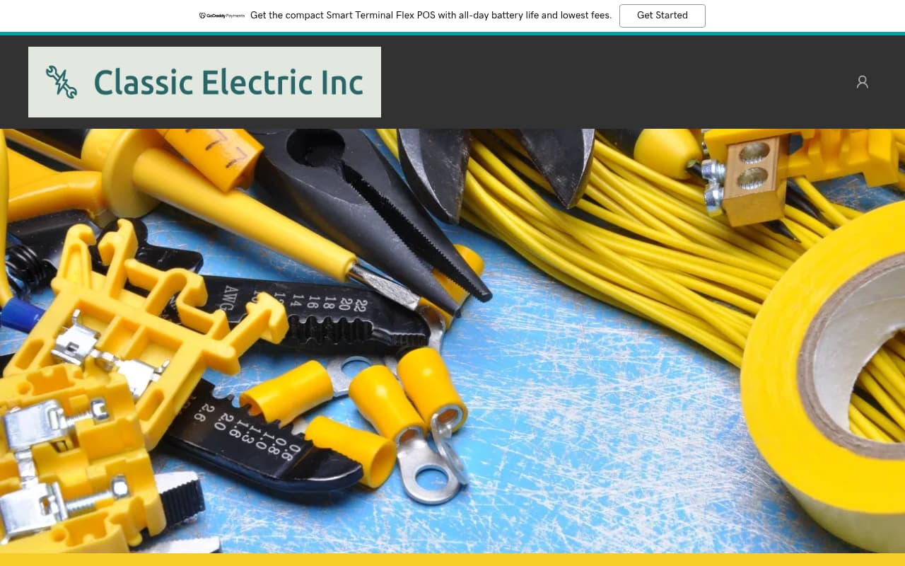 Classic Electric website screenshot