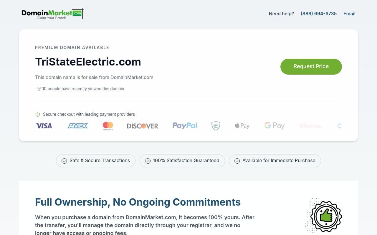 Tri-State Electric website screenshot