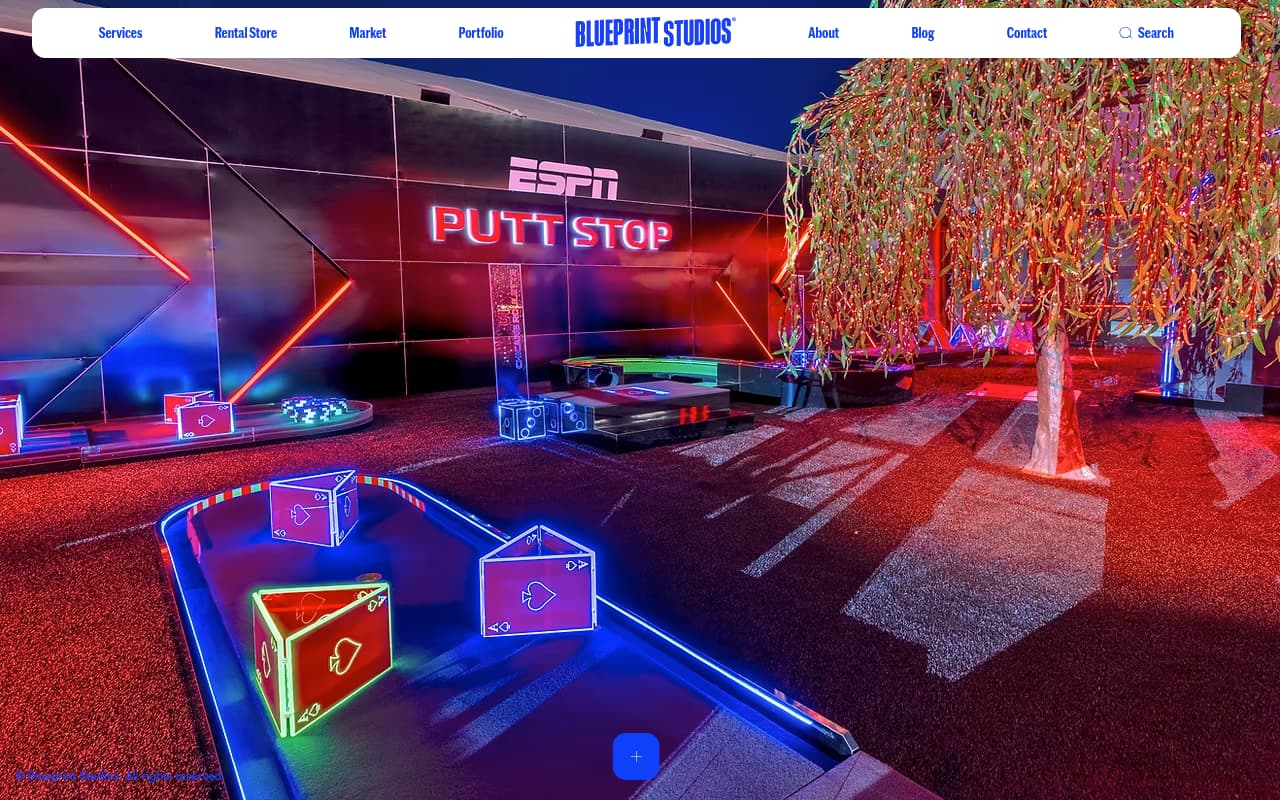 Blueprint Studios website screenshot
