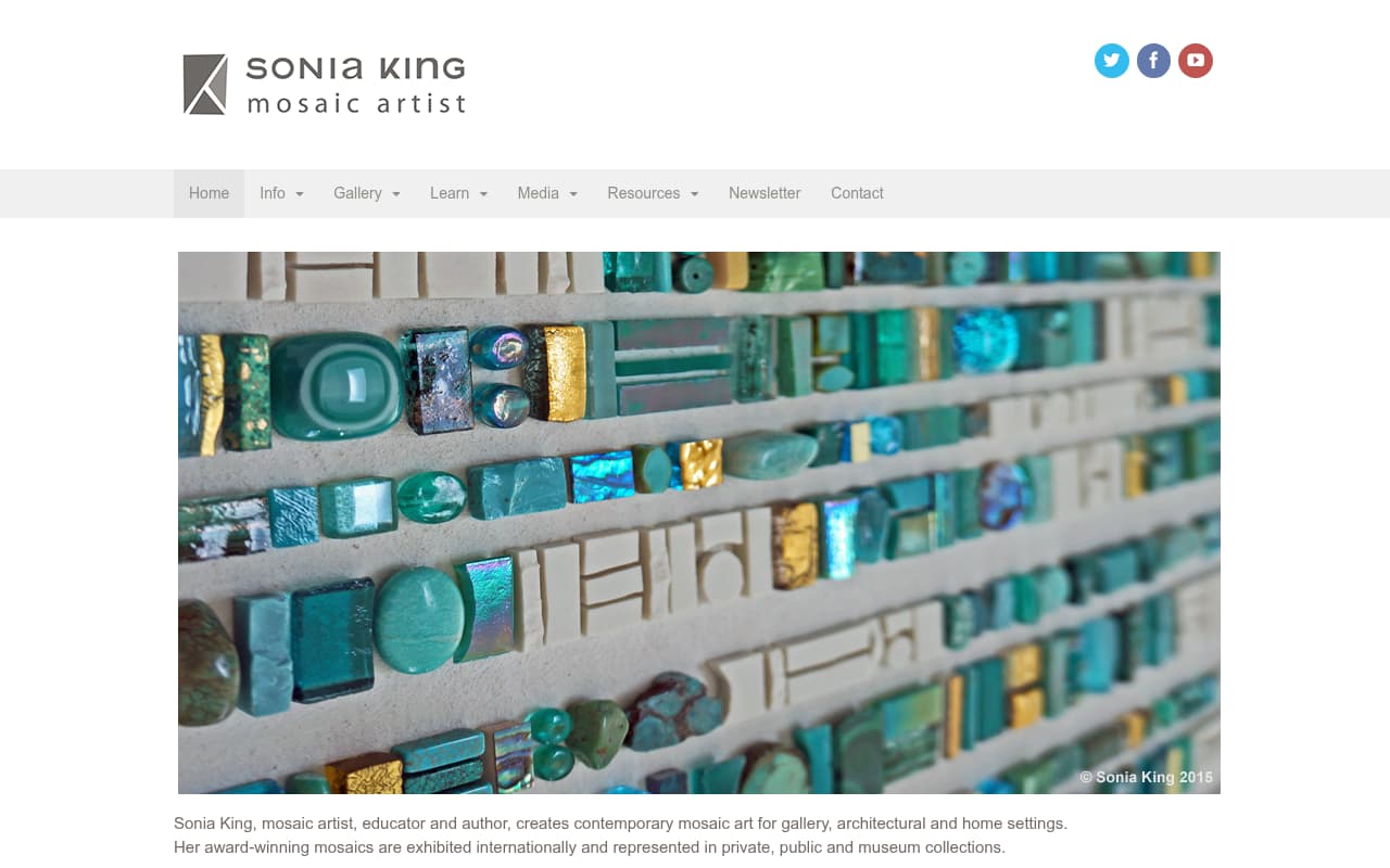 Mosaic Experiences website screenshot